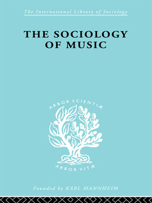 cover image of Sociology of Music Ils 91
